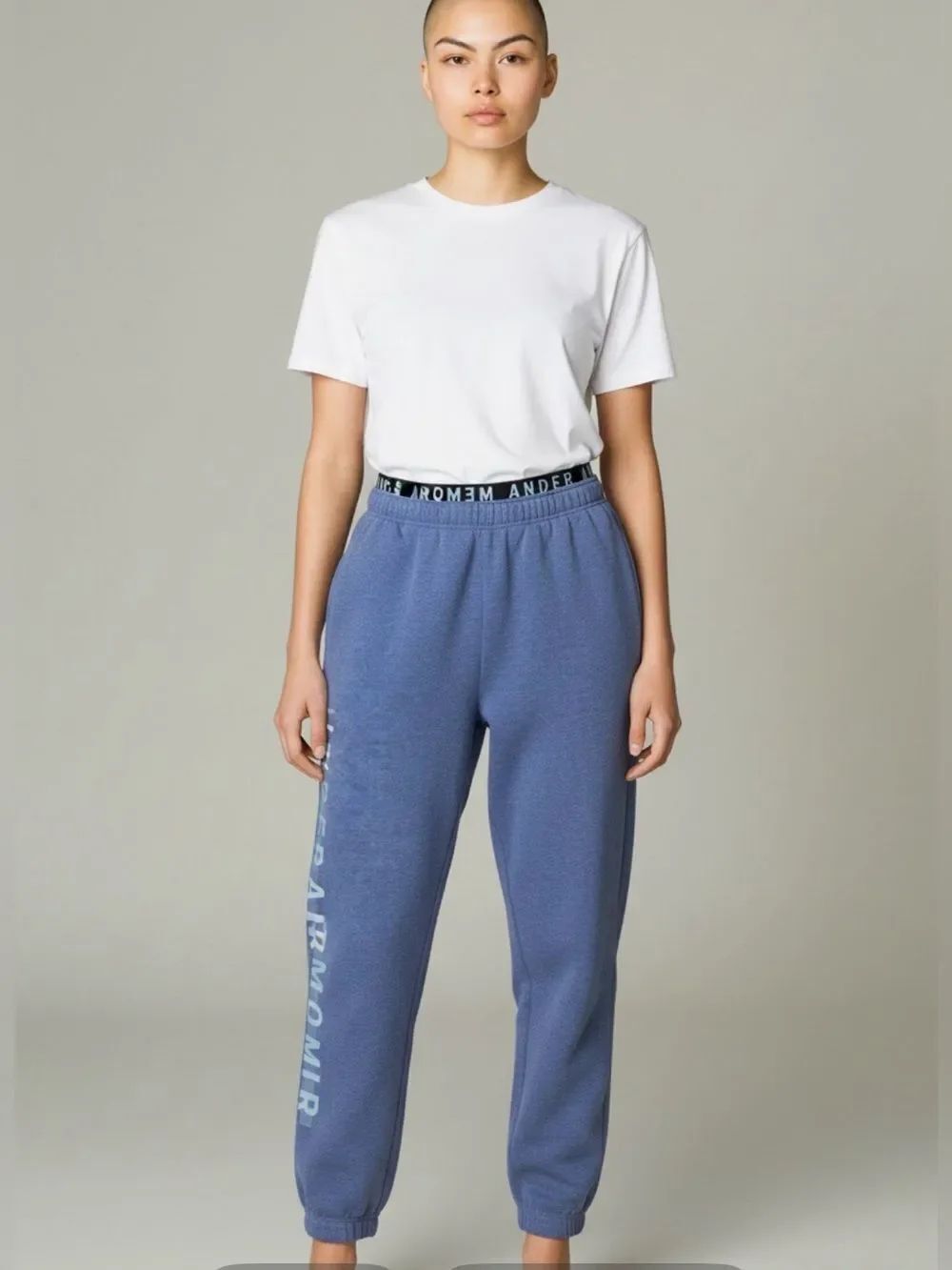 Under Armour Blue Fleece Jogger/capri Pants